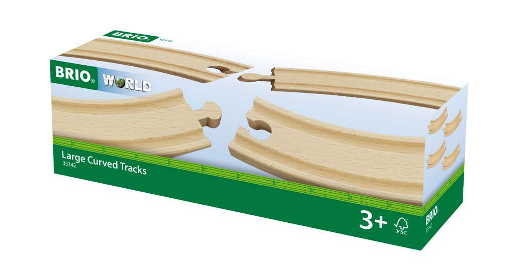 Large Curved Tracks