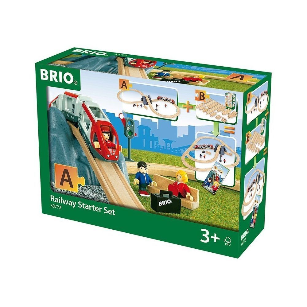 Brio Bahn Starter Set 26-teilig, &#248; 100x45cm