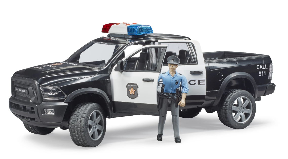 RAM 2500 Polizei Pickup mit Polizist