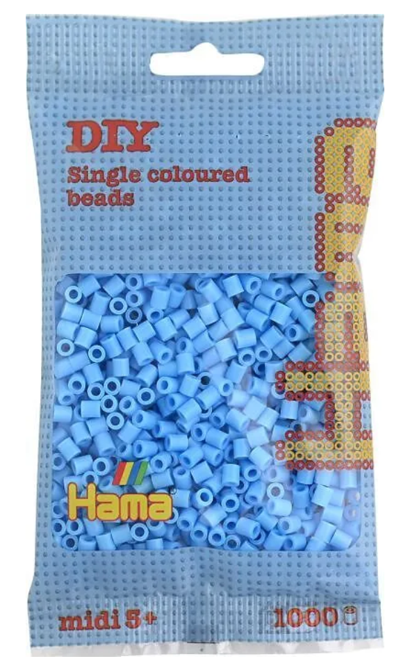 B&#252;gelperlen pastellblau