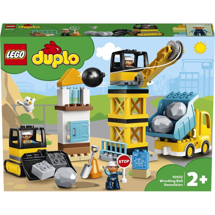 Baustelle mit Abrissbirne 