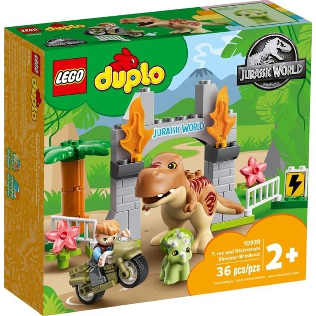 Ausbruch des T. rex und Triceratops