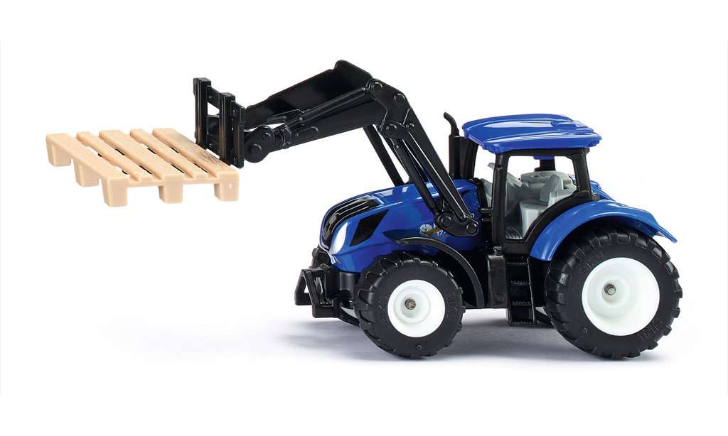 New Holland mit Palette