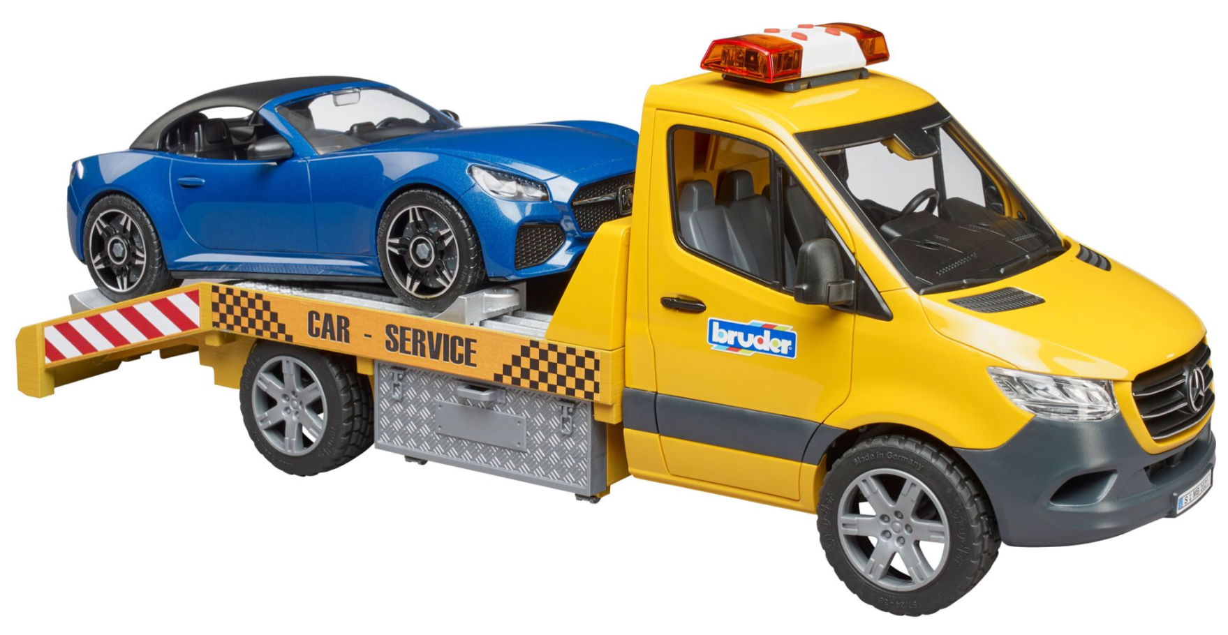 MB Sprinter Autotransporter mit Roadster und Licht- und Sound-Modul