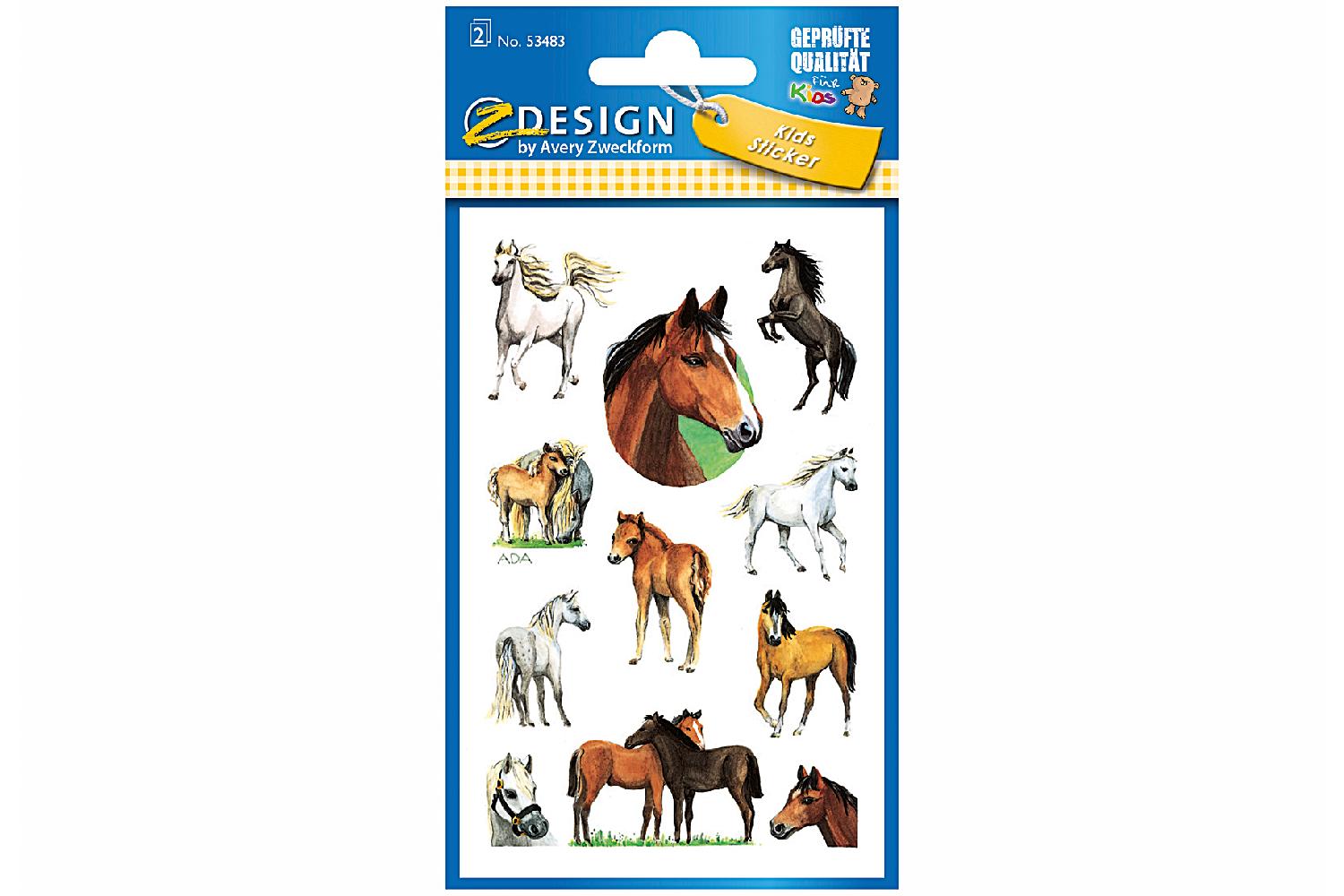 Z-DESIGN Sticker Kids 53483 Bauernhoftiere 2 St&#252;ck