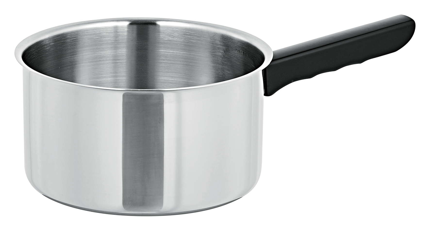 Stielkasserolle schwarz Inox 3.5 Liter &#248; 20 cm