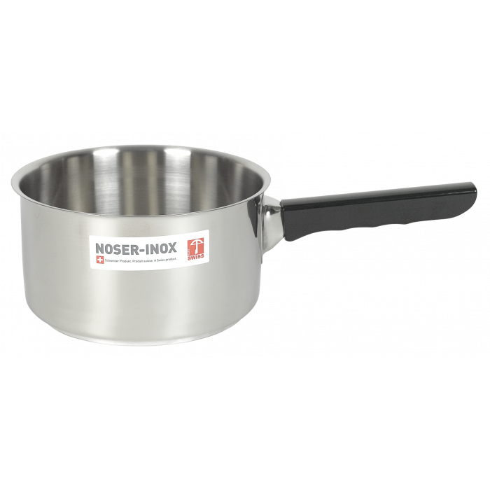Stielkasserolle schwarz Inox 2.5 Liter &#248; 18 cm