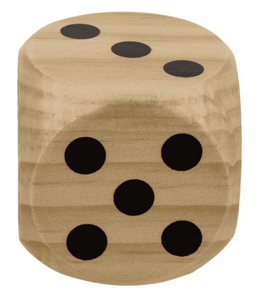 Holz-W&#252;rfel ca. 6 x 6 cm