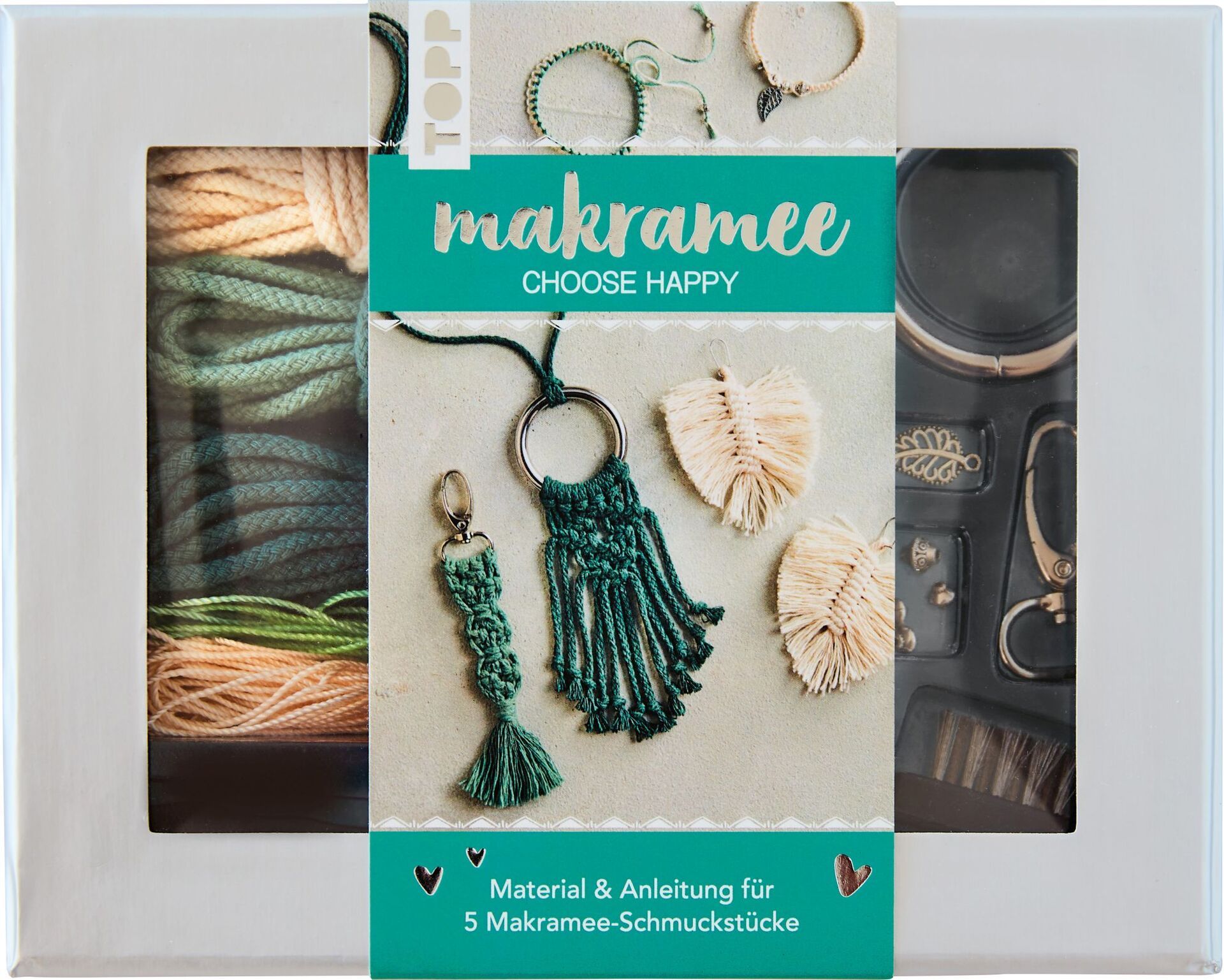 Makramee Schmuckset Happy