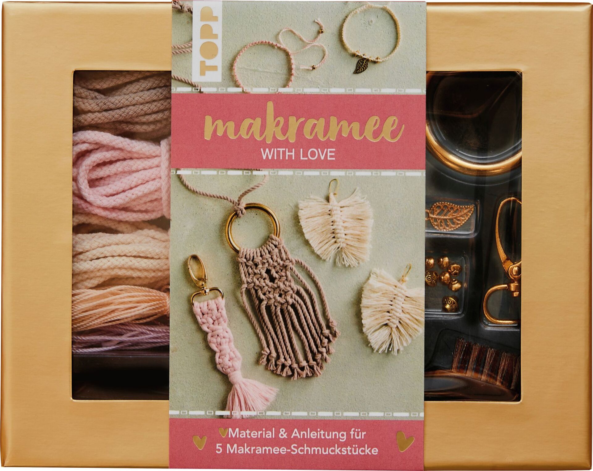 Makramee Schmuckset Love