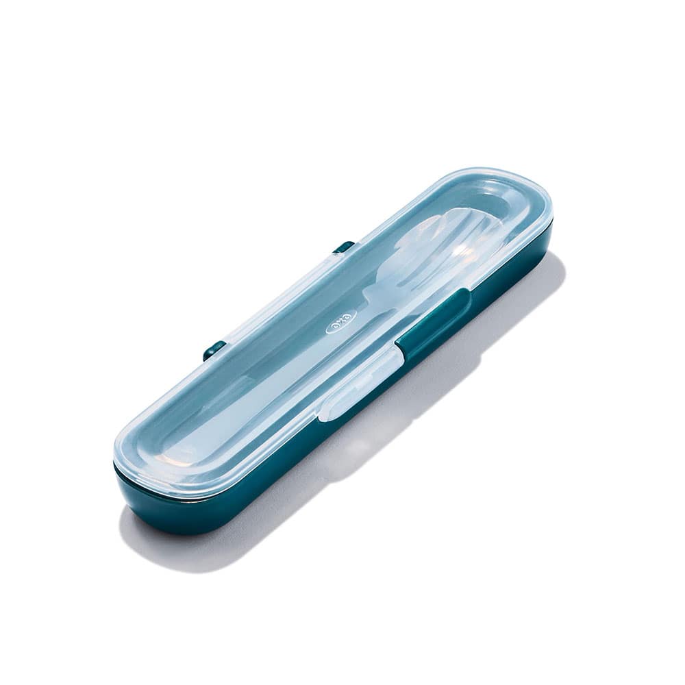 OXO Good Grips Prep Go Besteck aus Edelstahl mit Beh&#228;lter