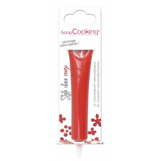 Stift mit Schokoladengeschmack rot 25g