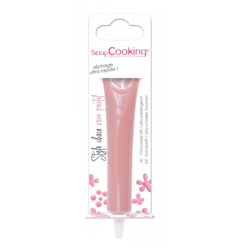 Stift mit Schokoladengeschmack pastelrosa 25g