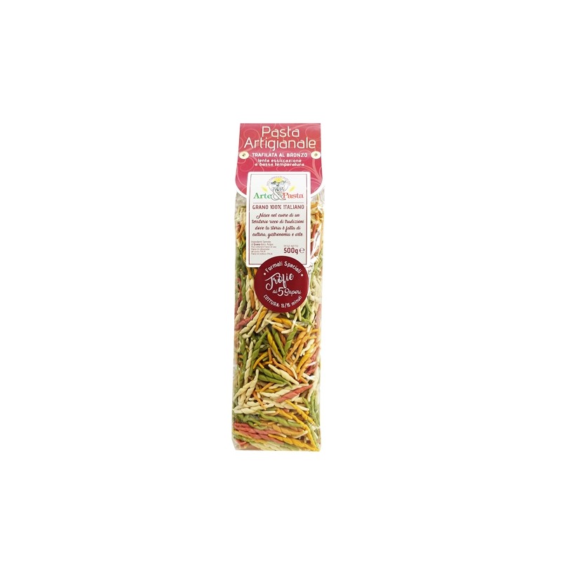 Trofie 5 Sapori 500gr mit Spinat/Tomaten &quot;Arte &amp; Pasta&quot;