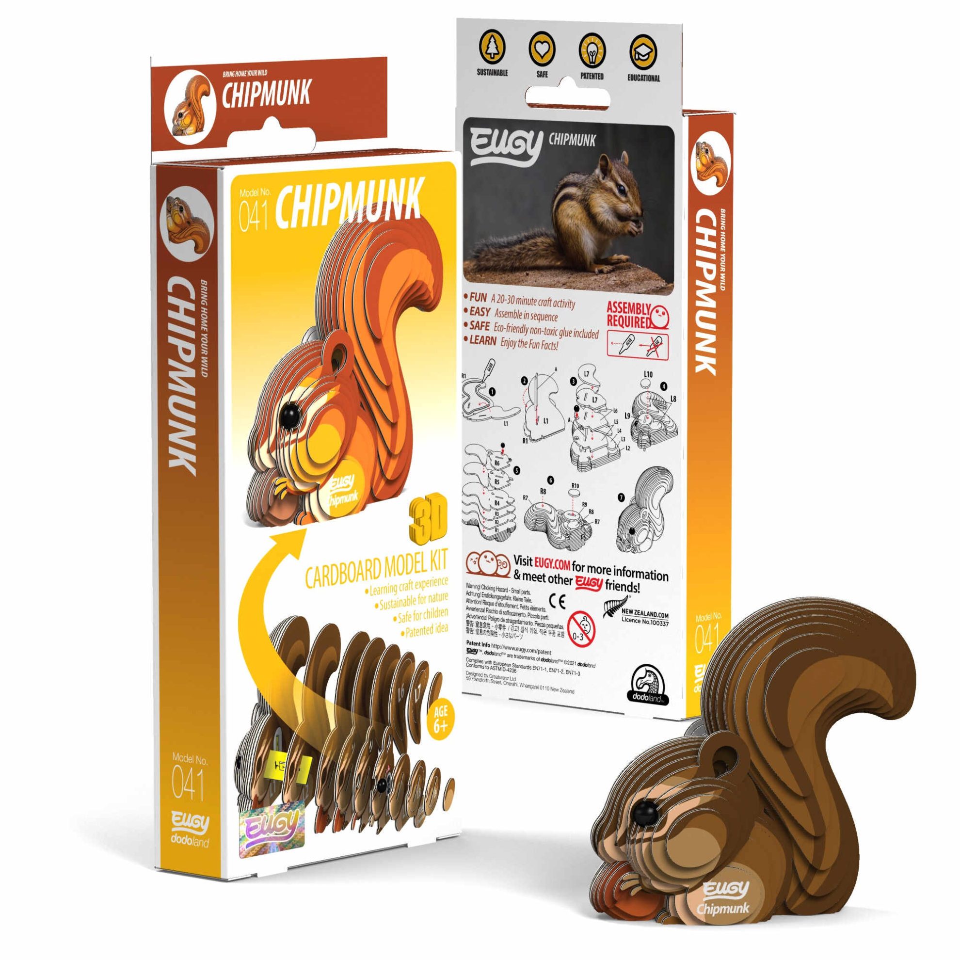 3D Bastelset Eichh&#246;rnchen