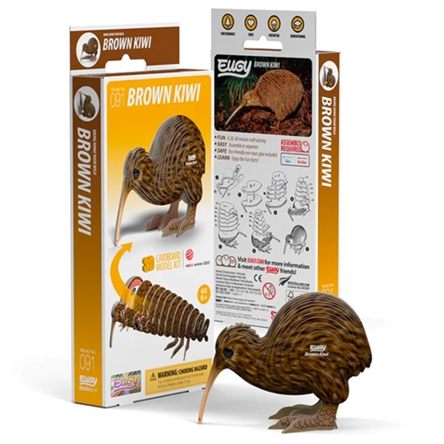 3D Bastelset Brauner Kiwi