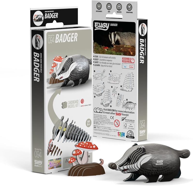 3D Bastelset Dachs