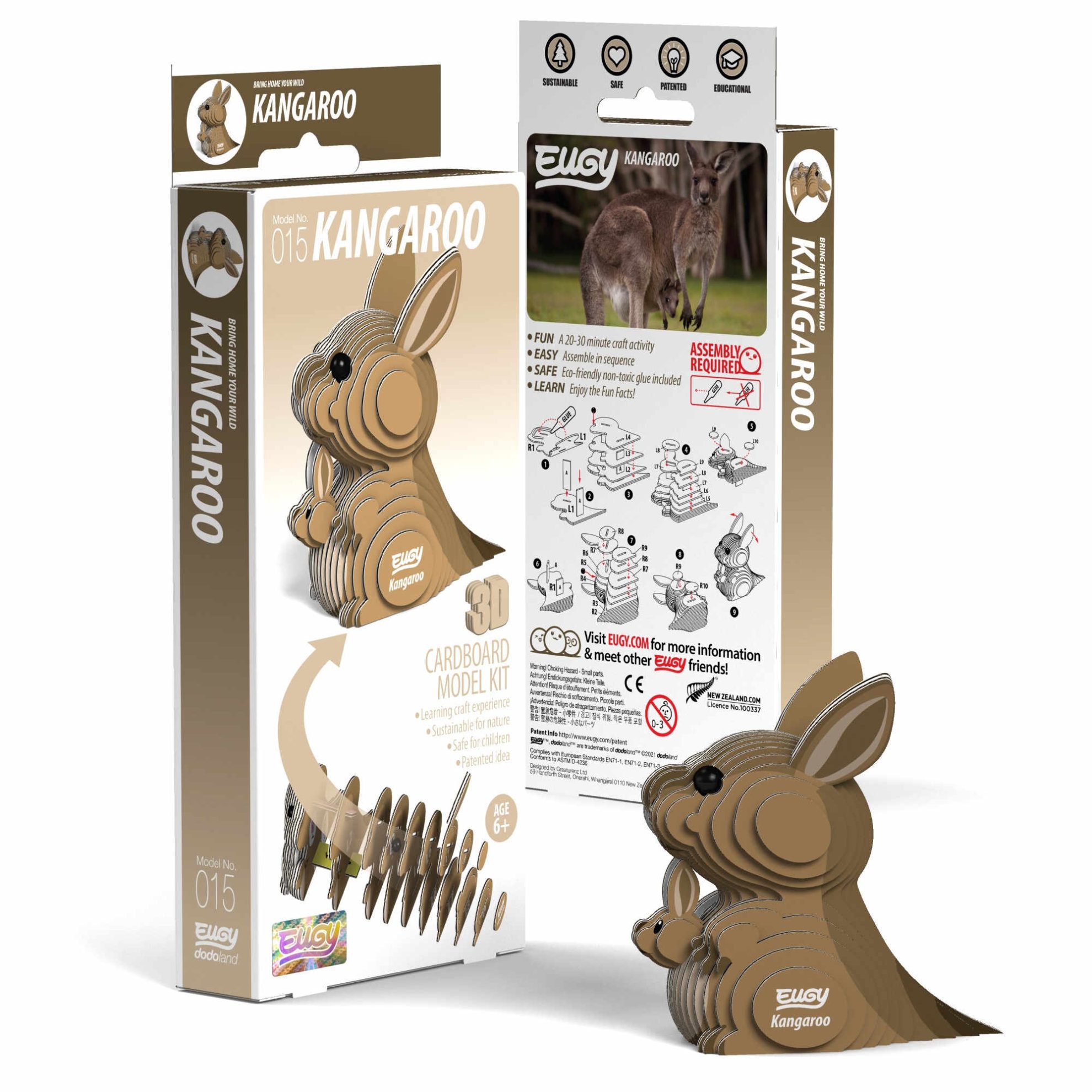 3D Bastelset K&#228;nguru