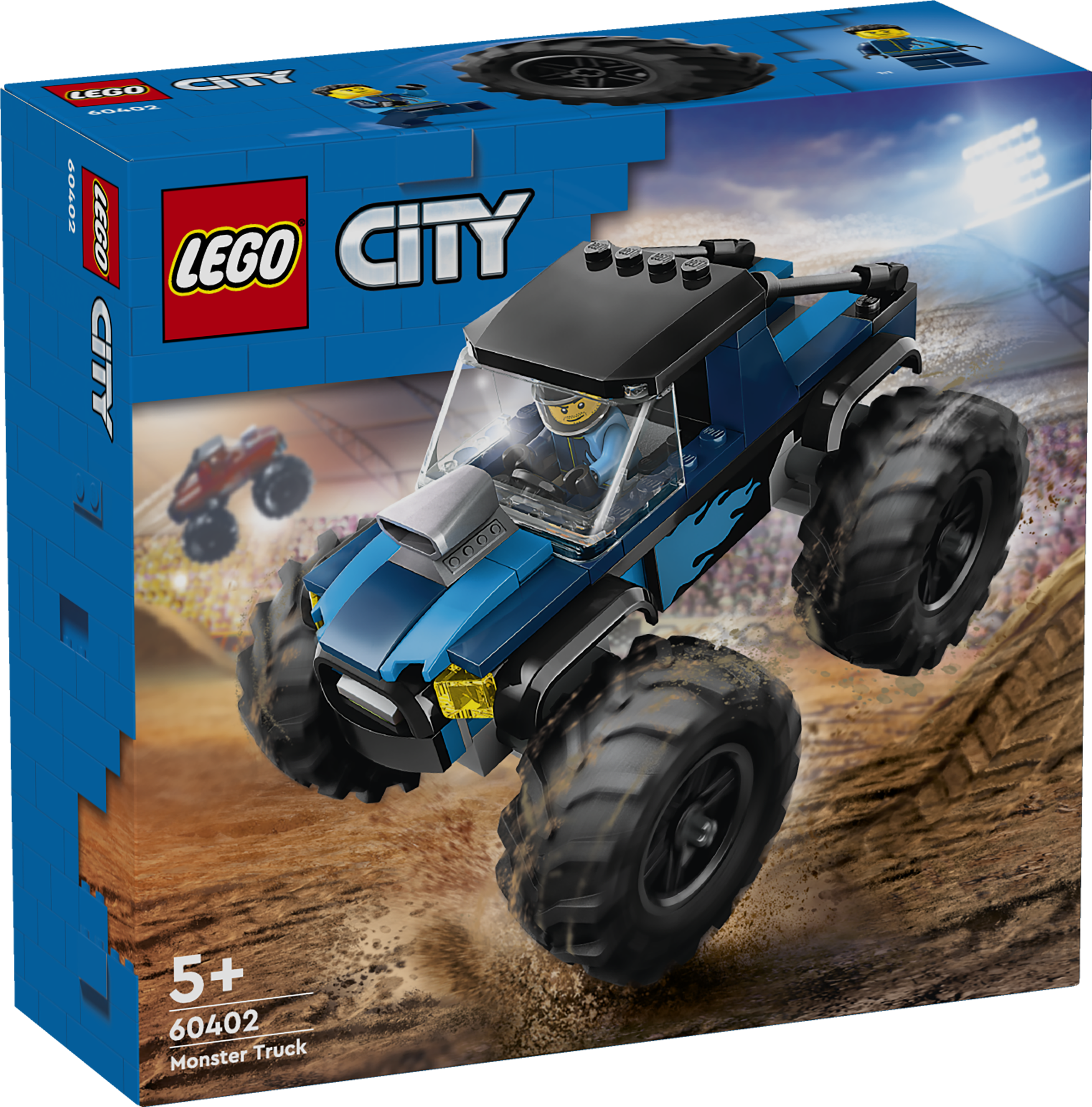 Blauer Monstertruck