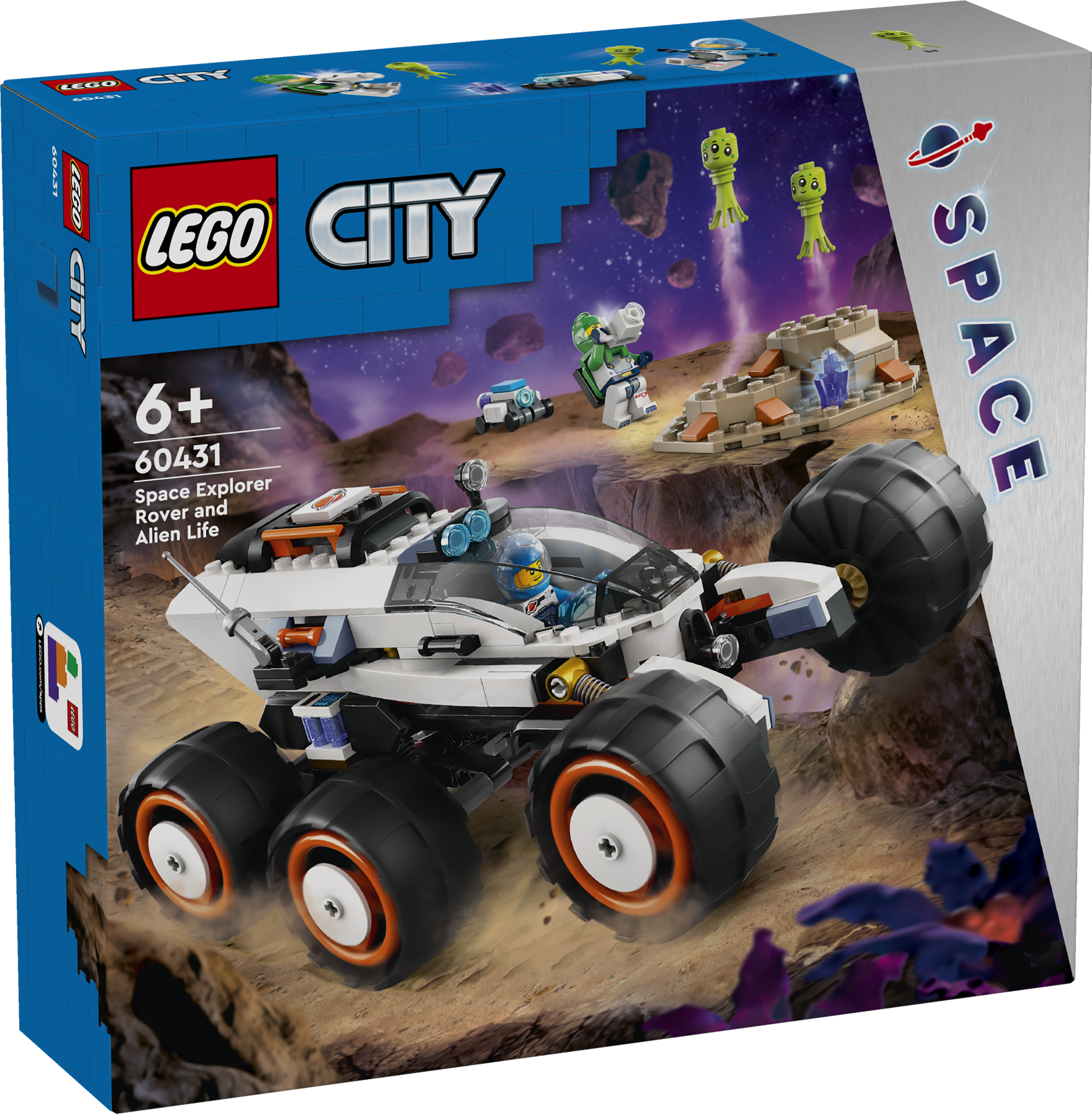 Weltraum-Rover mit Au&#223;erirdischen