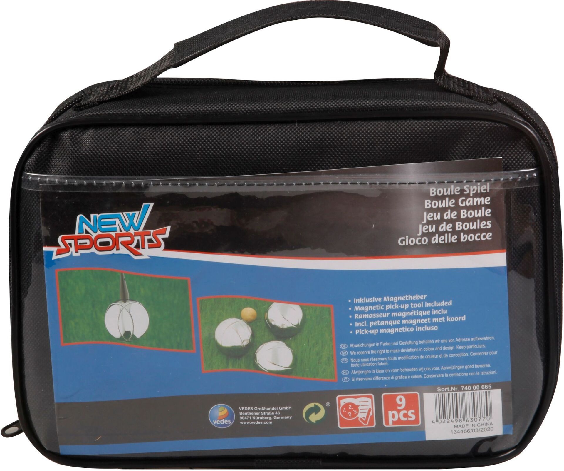 NSP Boule-Spiel mit Magnetheber