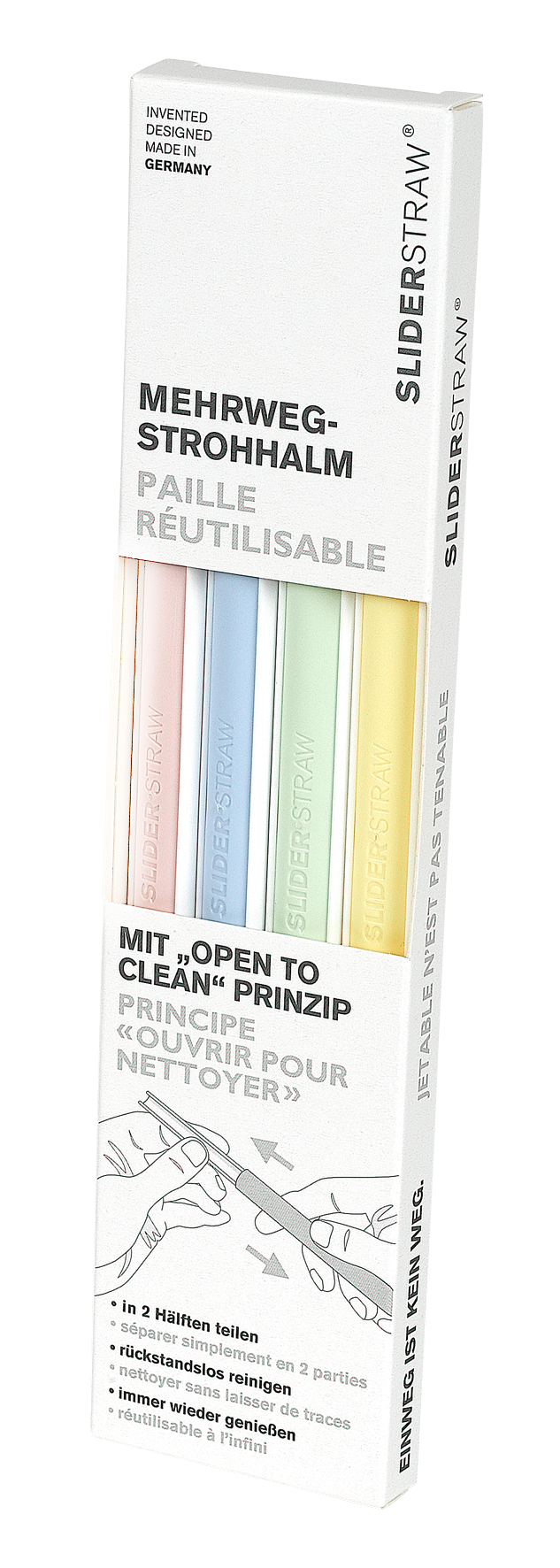 Trinkhalm SliderStraw 4 St&#252;ck 21.5 cm