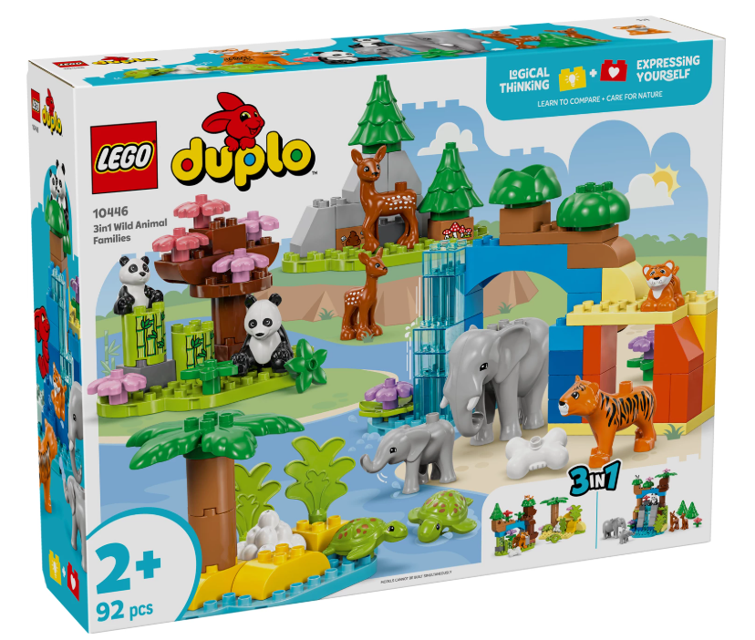 Wildtier-Familien 3-in-1-Set