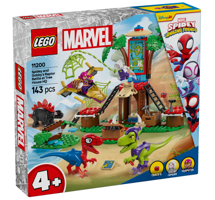 Showdown am Baumhaus: Spidey-Rex vs. Gobby-Raptor