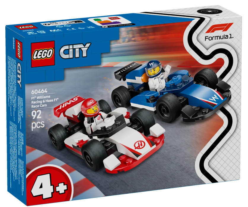 F1 Williams Racing und Haas F1 Rennautos