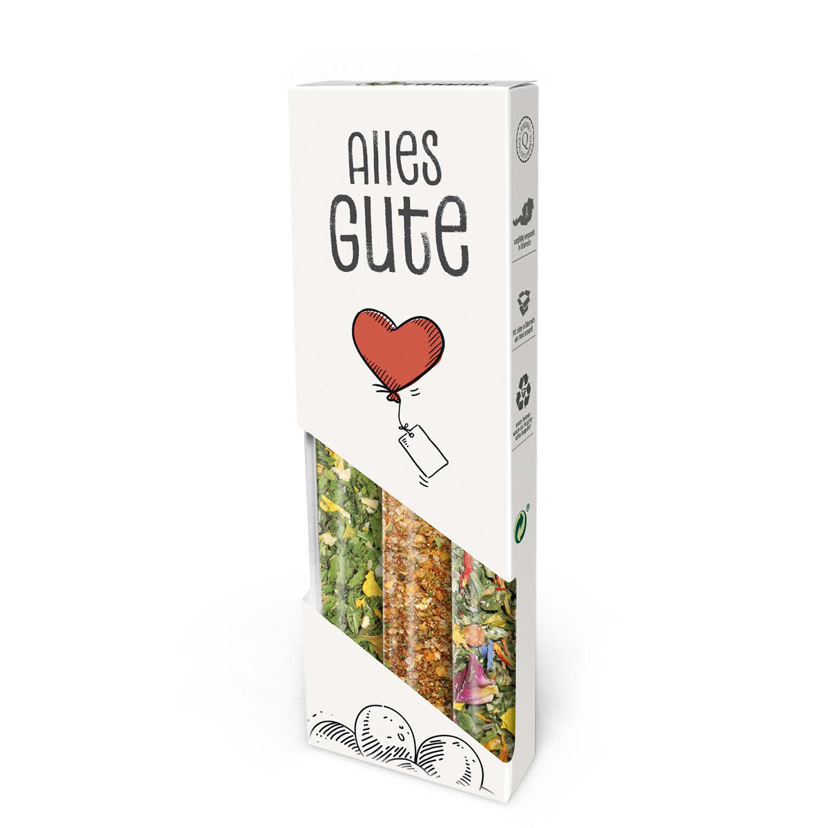 3er Set Alles Gute