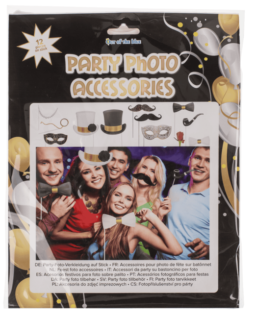 Party-Foto-Verkleidung auf Stick, Glamour