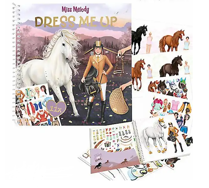 DEPESCHE Miss Melody Stickerbuch Dress me up 175x12x180mm