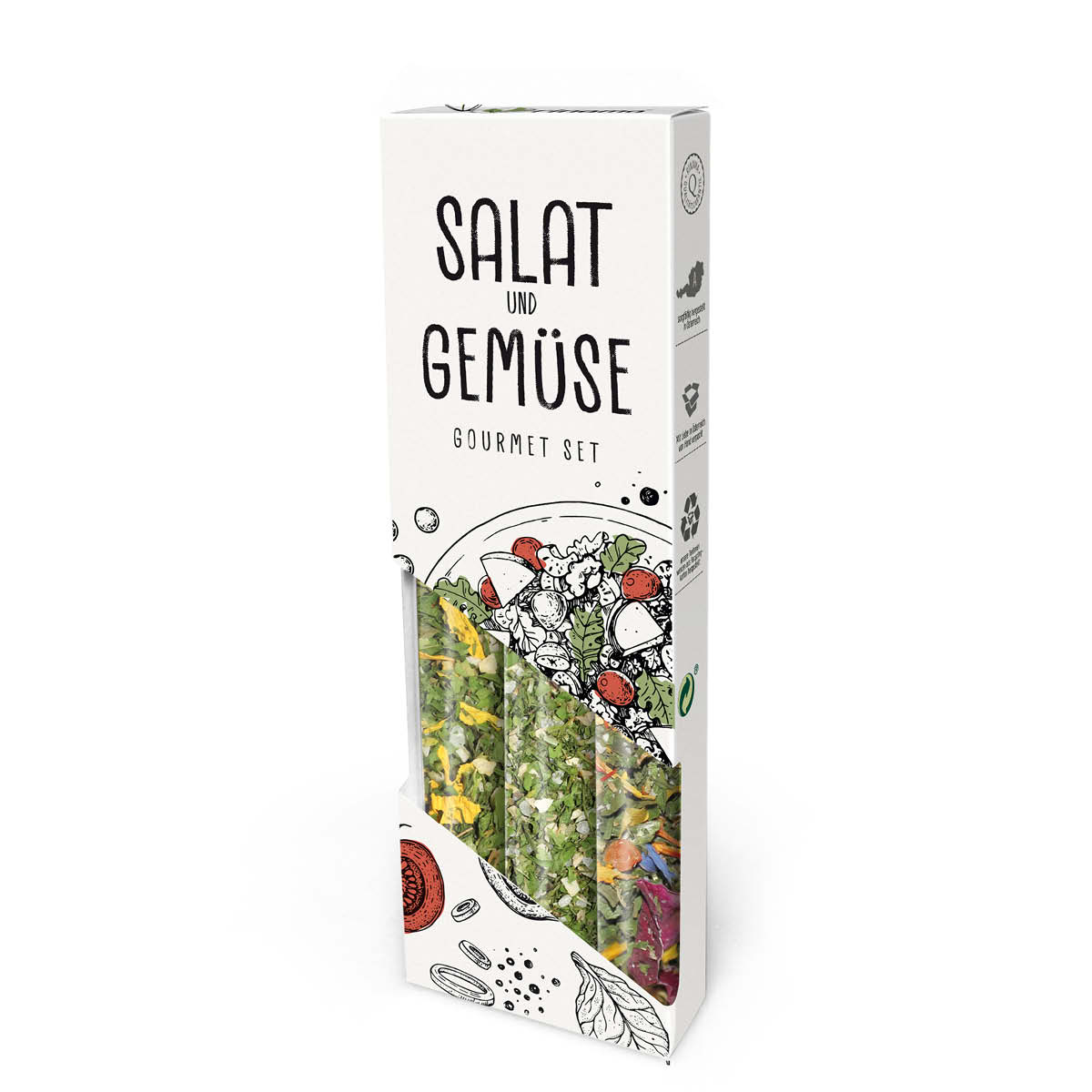 3er Set Salat &amp; Gem&#252;se