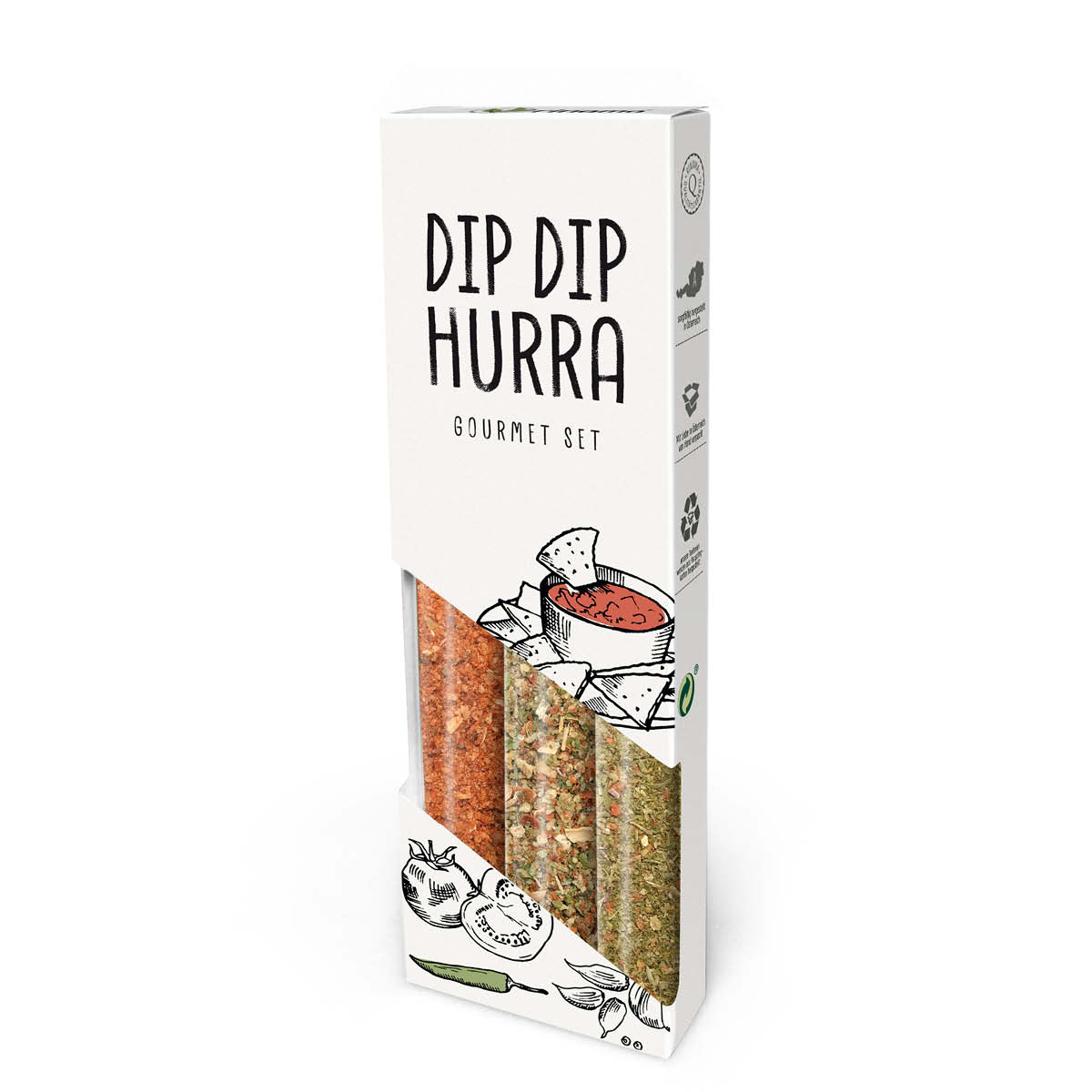 3er Set Dip Dip Hurra