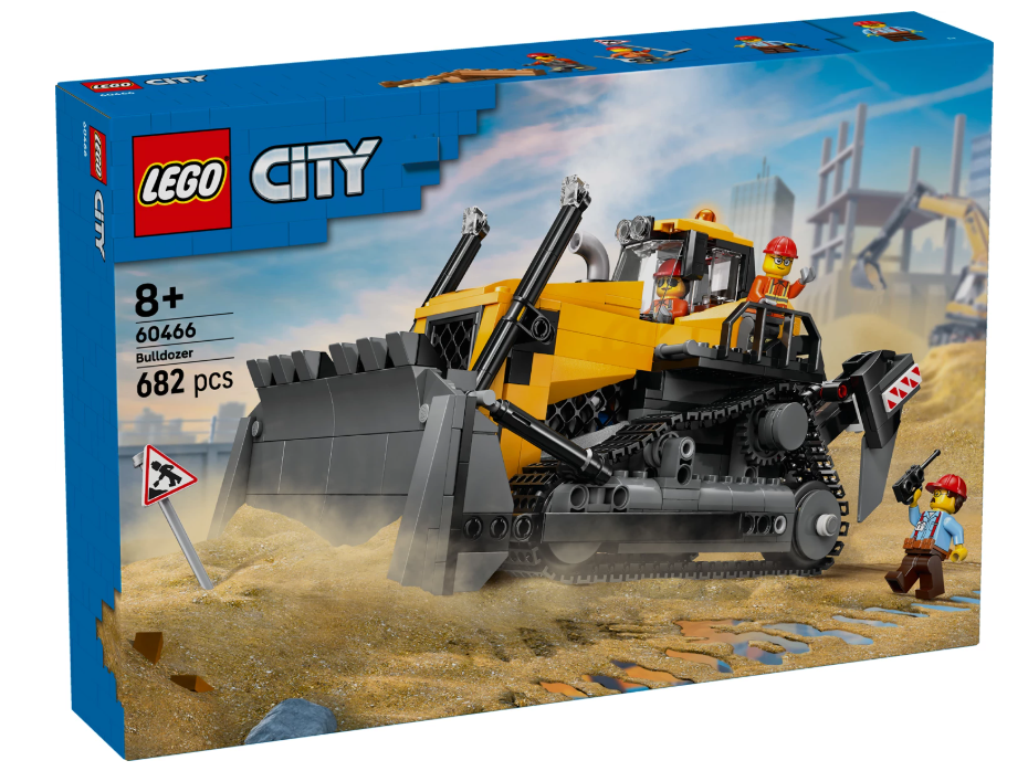 Gelber Bulldozer