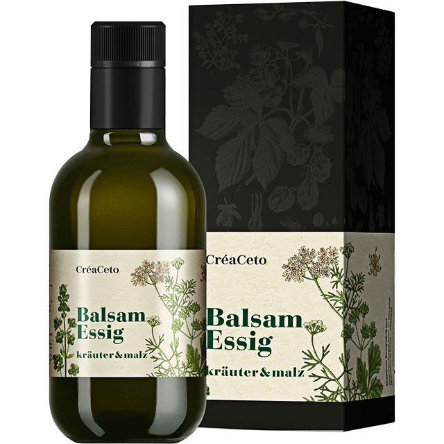 Cr&#233;aCeto Balsam-Essig Kr&#228;uter &amp; Malz 50cl