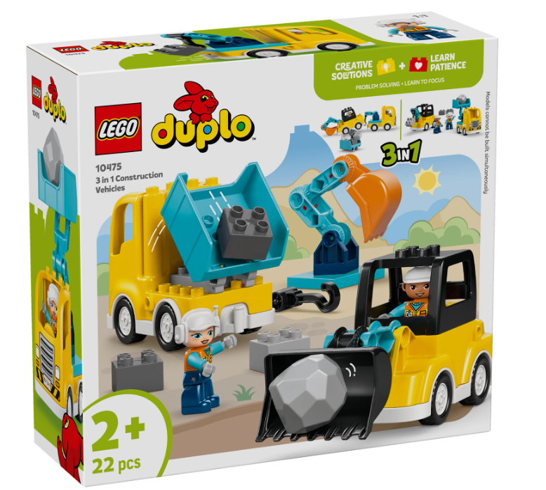 Baufahrzeuge – 3-in-1-Set