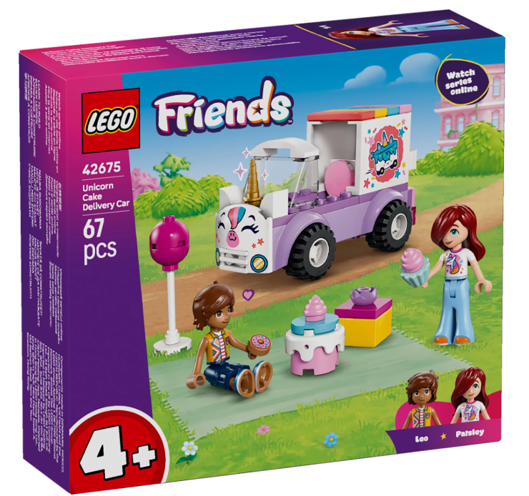 Einhorn-Kuchenlieferwagen