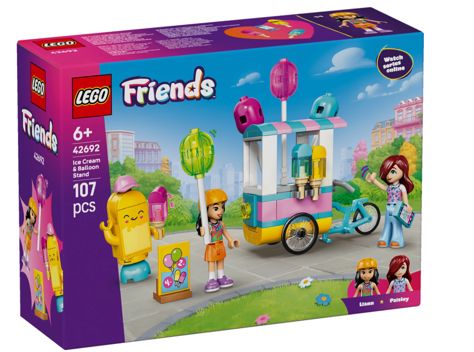 Eis- und Luftballonstand