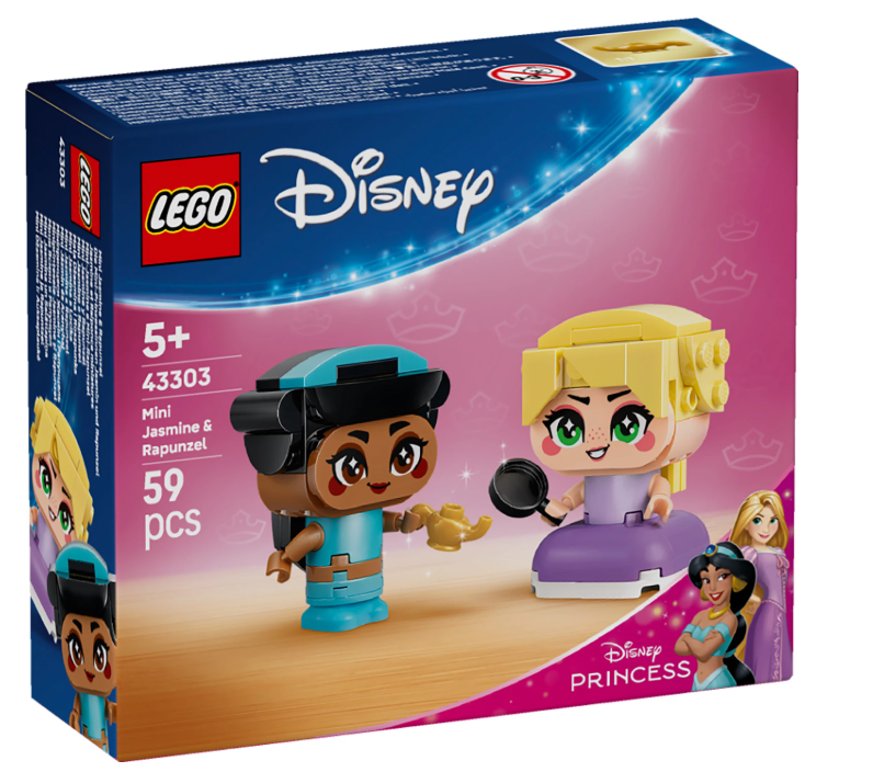 Die Mini-Prinzessinnen Jasmin und Rapunzel