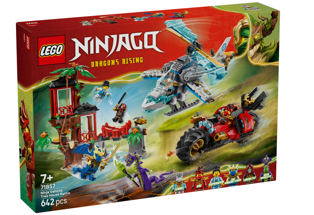 Showdown am Baumhaus mit dem Ninja-Bike