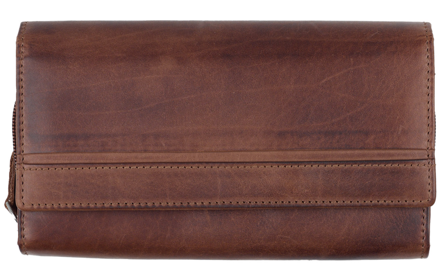 HALIFAX Tischtasche, braun - RFID-Schutz Echtleder