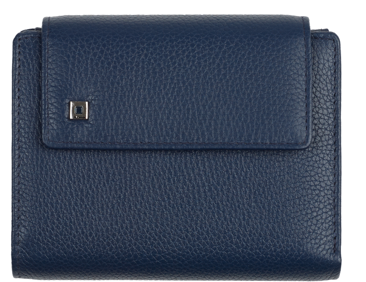 TINTA Damenbörse, dunkelblau 2 Klappen, RV-Sicherheitsfach, Leder