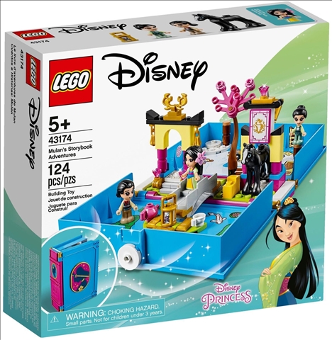 Mulans M&amp;#228;rchenbuch Lego Disney Princess, 124 Teile, ab 5 Jahren