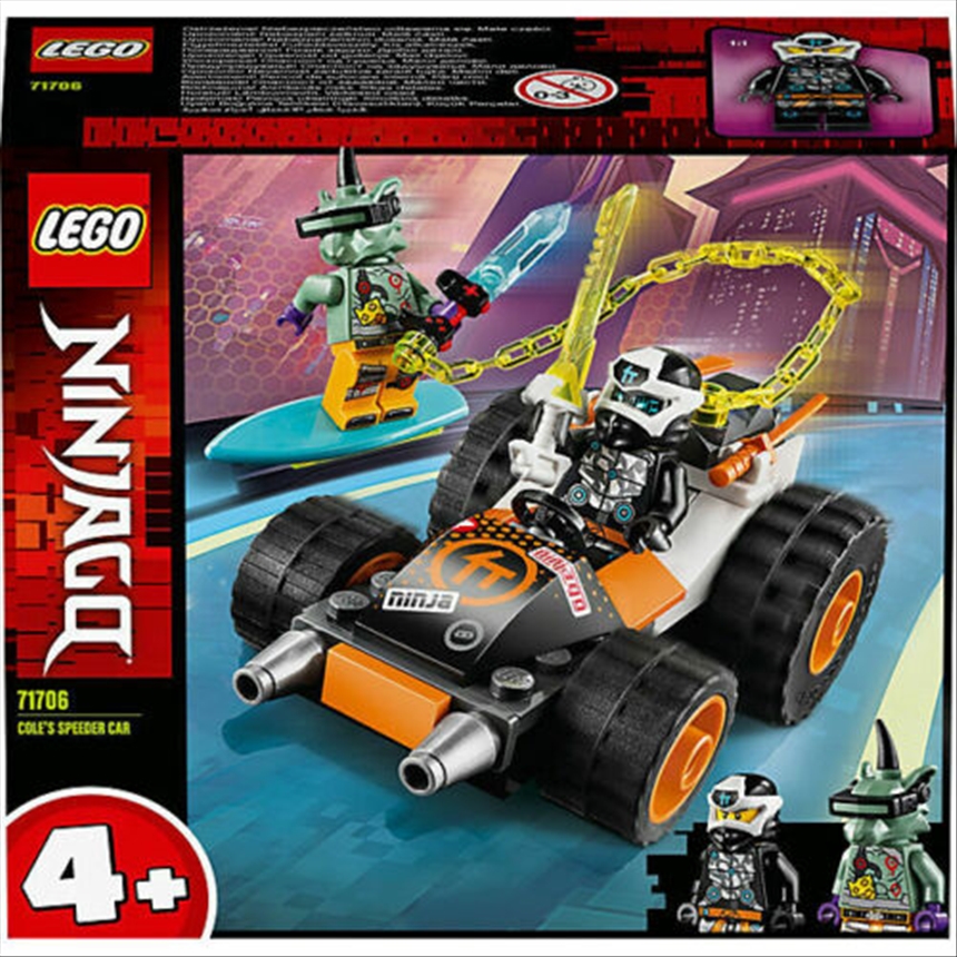 Coles Speeder Lego Ninjago, 52 Teile, ab 4 Jahren