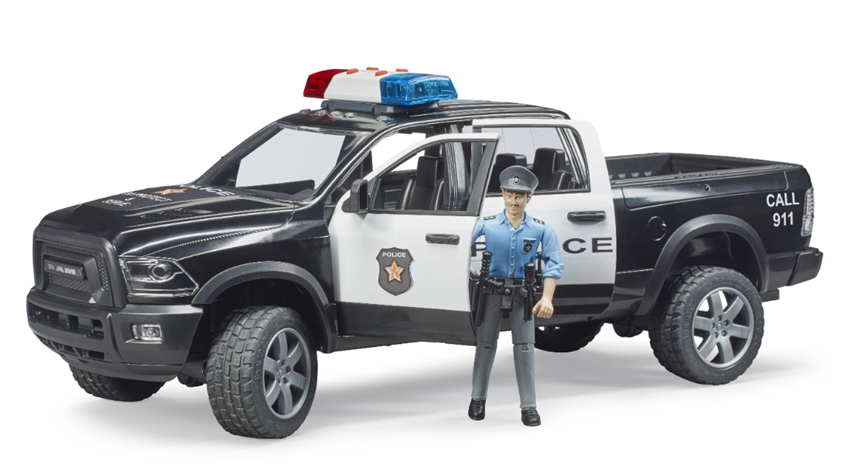 RAM 2500 Polizei Pickup mit Polizist