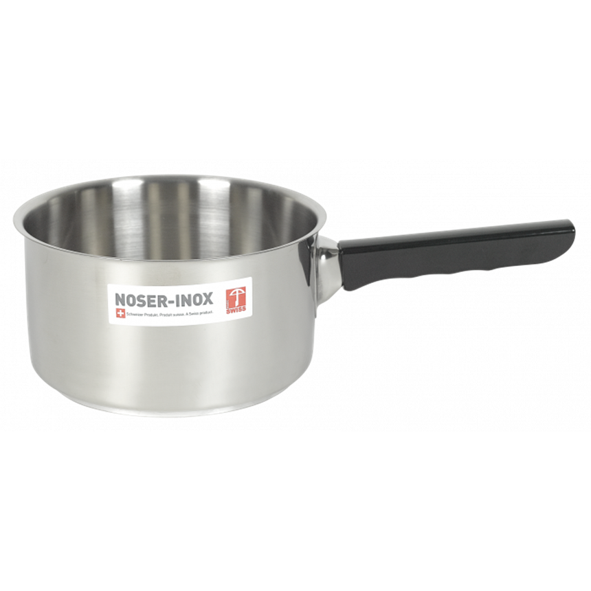 Stielkasserolle schwarz Inox 2.5 Liter &amp;#248; 18 cm