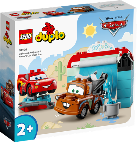 Lightning McQueen und Mater in der Waschanlage