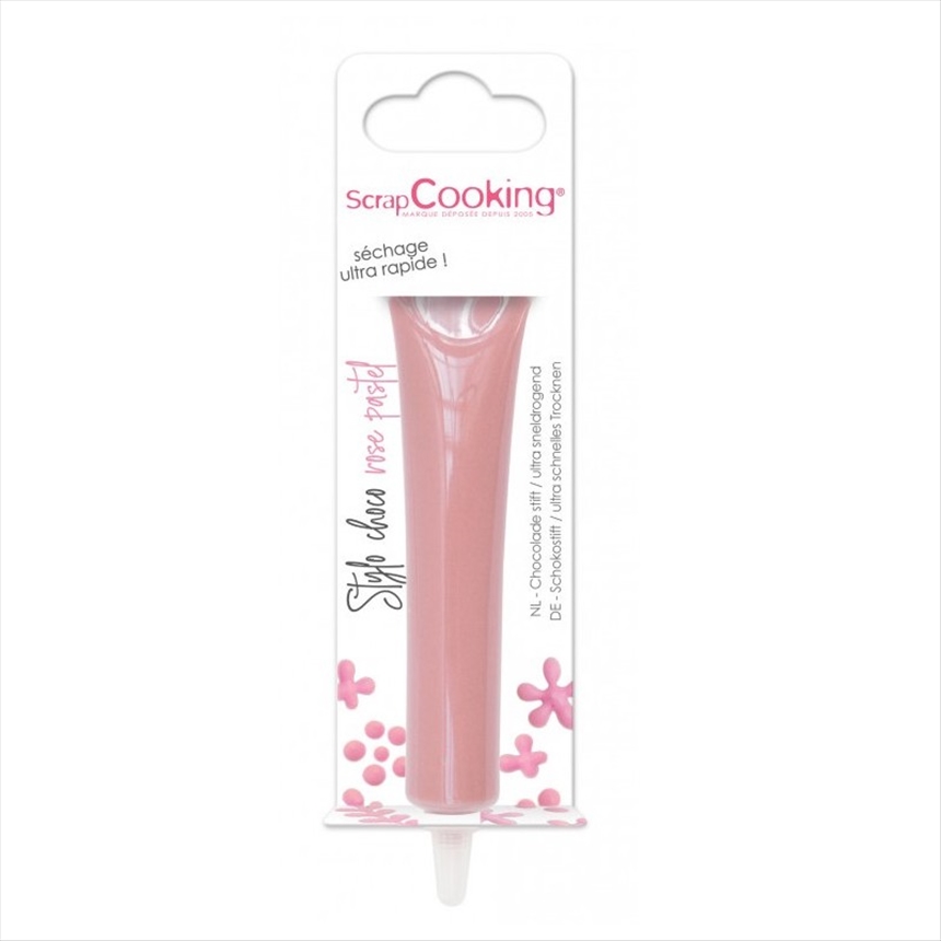 Stift mit Schokoladengeschmack pastelrosa 25g