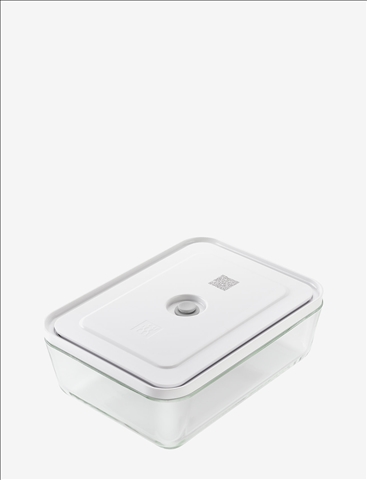 Vakuumbox-K&amp;#252;hlschrankbox, Glas, 24.1x18.1x9.7 cm - 2.0L